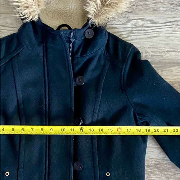 American Eagle Navy Wool Parka - Picture 7 of 12